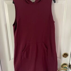 Love, Fire Burgundy Sleeveless Dress